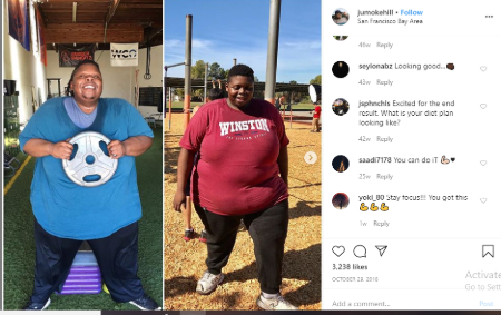 jumoke's instagram feed for working out 